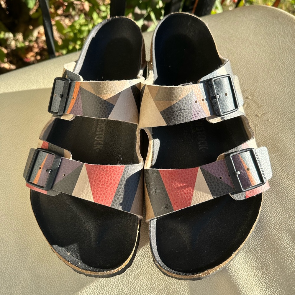 Birkenstock men’s multicolored sandals size 44 (us 11)